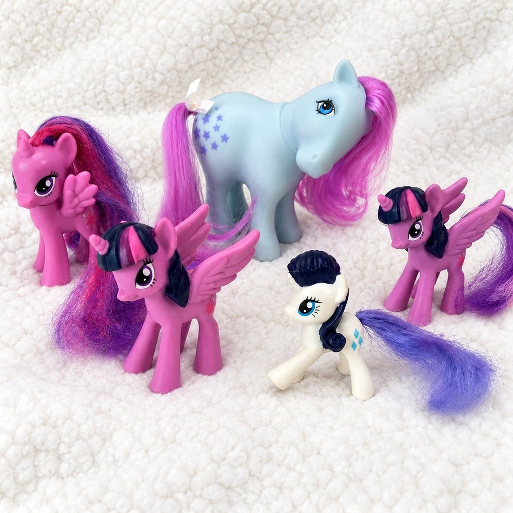 My Little Pony McDonalds Happy Meal Lot 5 Hasbro Twilight Sparkle Rarity Figures
